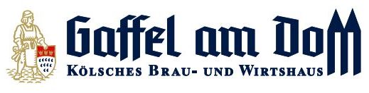 Brauhaus Startseite, Logo, Gaffel am Dom, kölsches Brau-und Wirtshaus, Kölsch