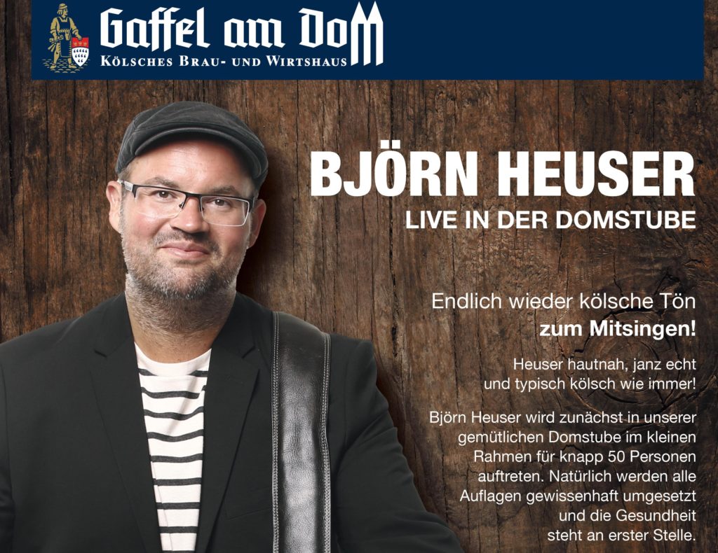 Björn Heuser Live - Domstube - Gaffel Am Dom | Brauhaus